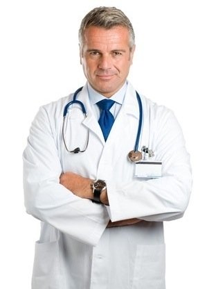 A male gastroenterologist